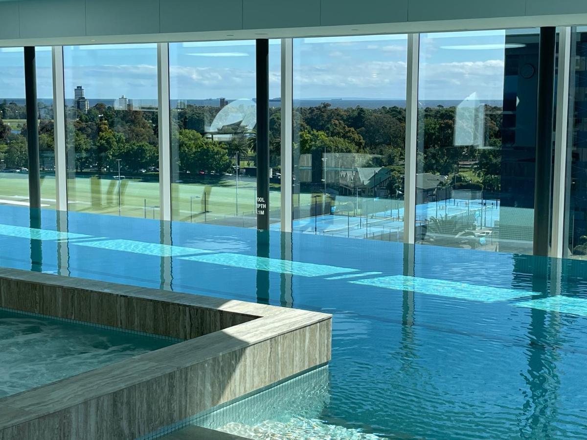 The Fawkner Apartment Bay-View Pool/Gym Free Parking 멜번 외부 사진